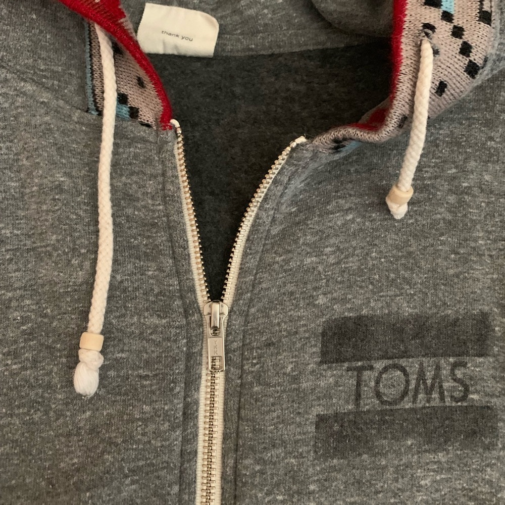 TOMS zip up hoodie